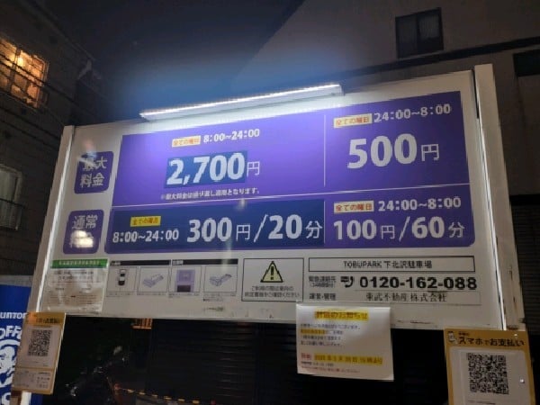 TOBU PARK 下北沢駐車場 の写真 3