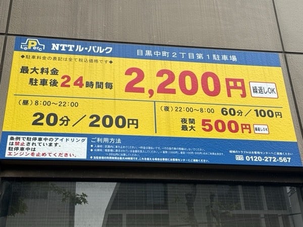 NTTル・パルク目黒中町2丁目第1駐車場 の写真 3