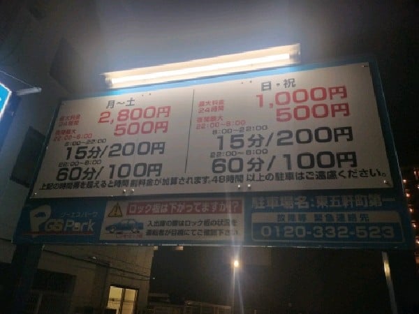 GSパーク東五軒町第一駐車場 の写真 3