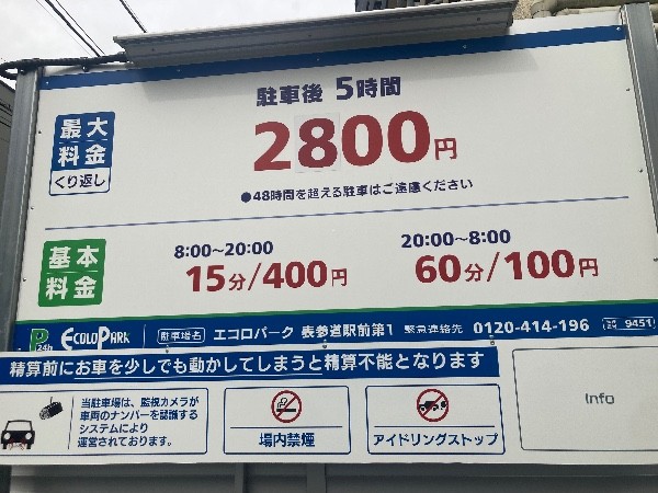 エコロパーク 表参道駅前第1駐車場 の写真 4