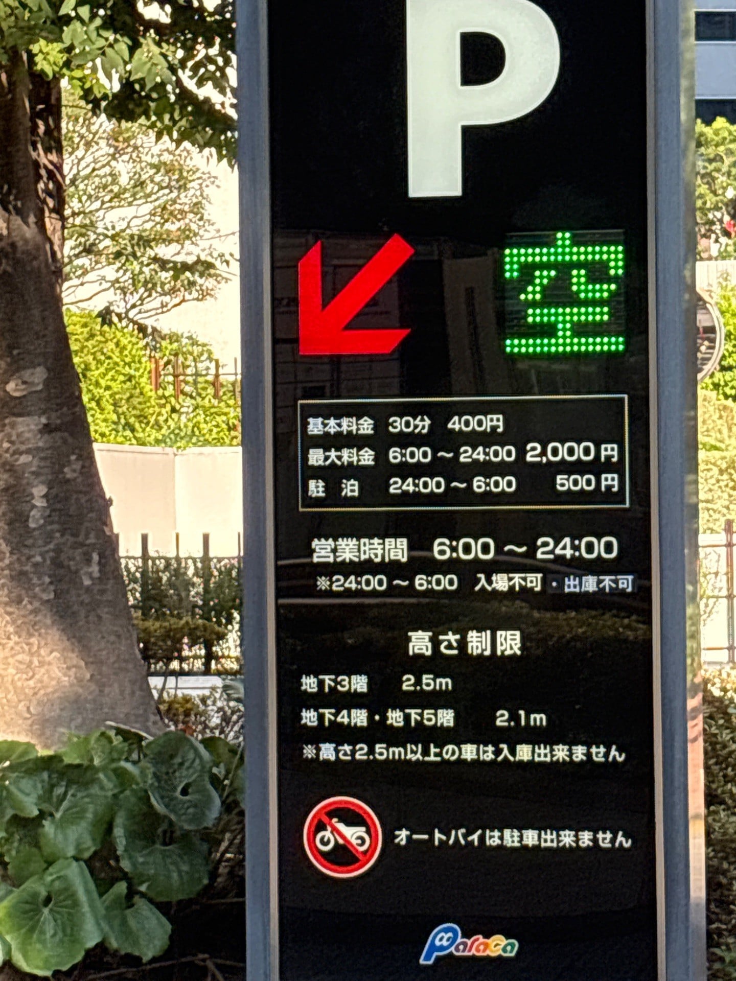 パラカ新宿野村ビル駐車場 の写真 2