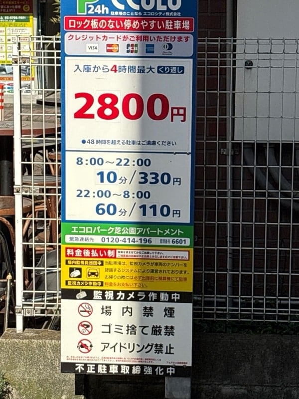 エコロパーク 芝公園アパートメント駐車場 の写真 2
