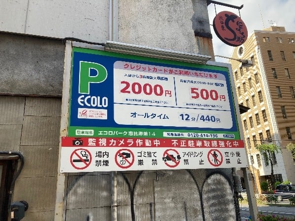 エコロパーク 恵比寿第14駐車場 の写真 4