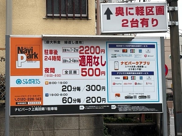 ナビパーク上高田第一駐車場 の写真 2