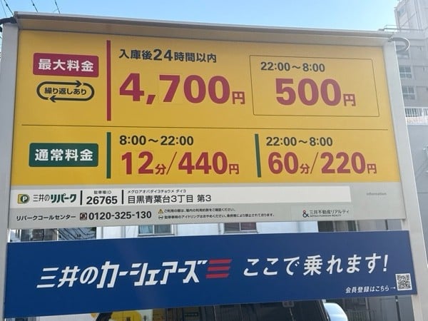 三井のリパーク目黒青葉台3丁目第3 の写真 3