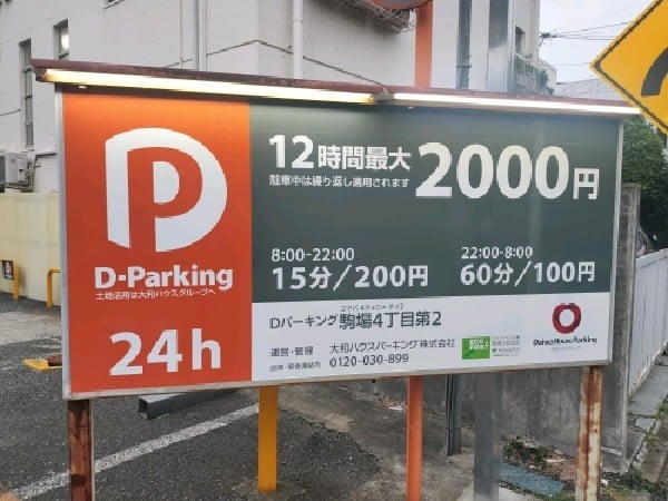 Dパーキング 駒場4丁目第2 の写真 3